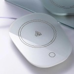 (ホワイトパッド (カップなし)) コーヒーマグウォーマーパッド カップヒーターコースター 定温加熱 USB電気マグマットセット ミルクティー 水 ホームオフィスギフト